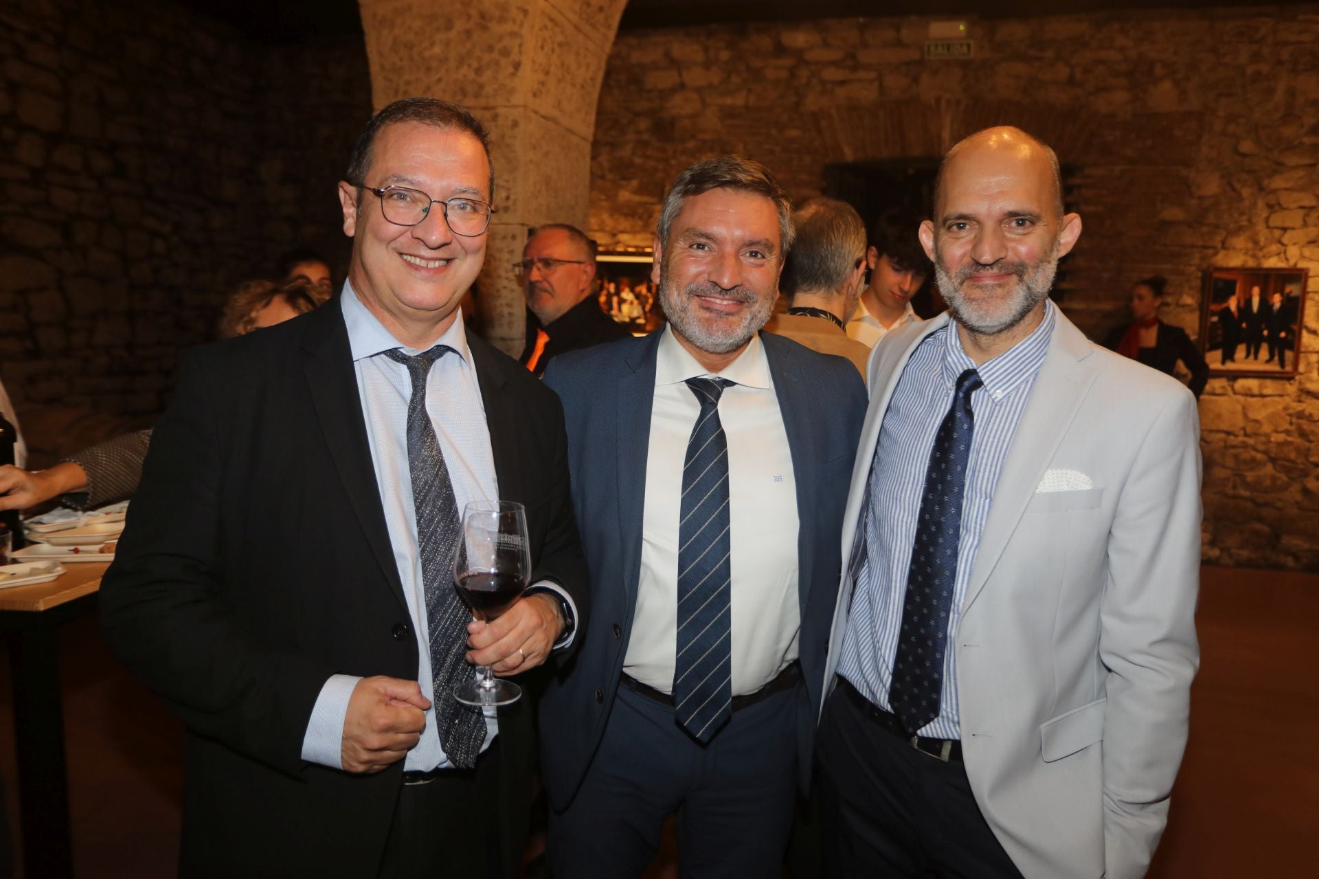 Ernesto Puerta, Alfonso Navajas y Pío García.