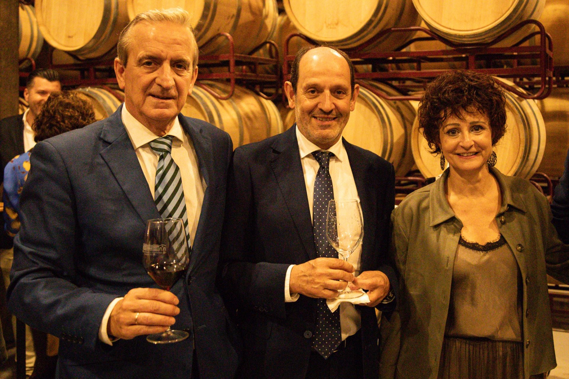 Alberto Calvo, José Luis Prusén y Celia Sanz.