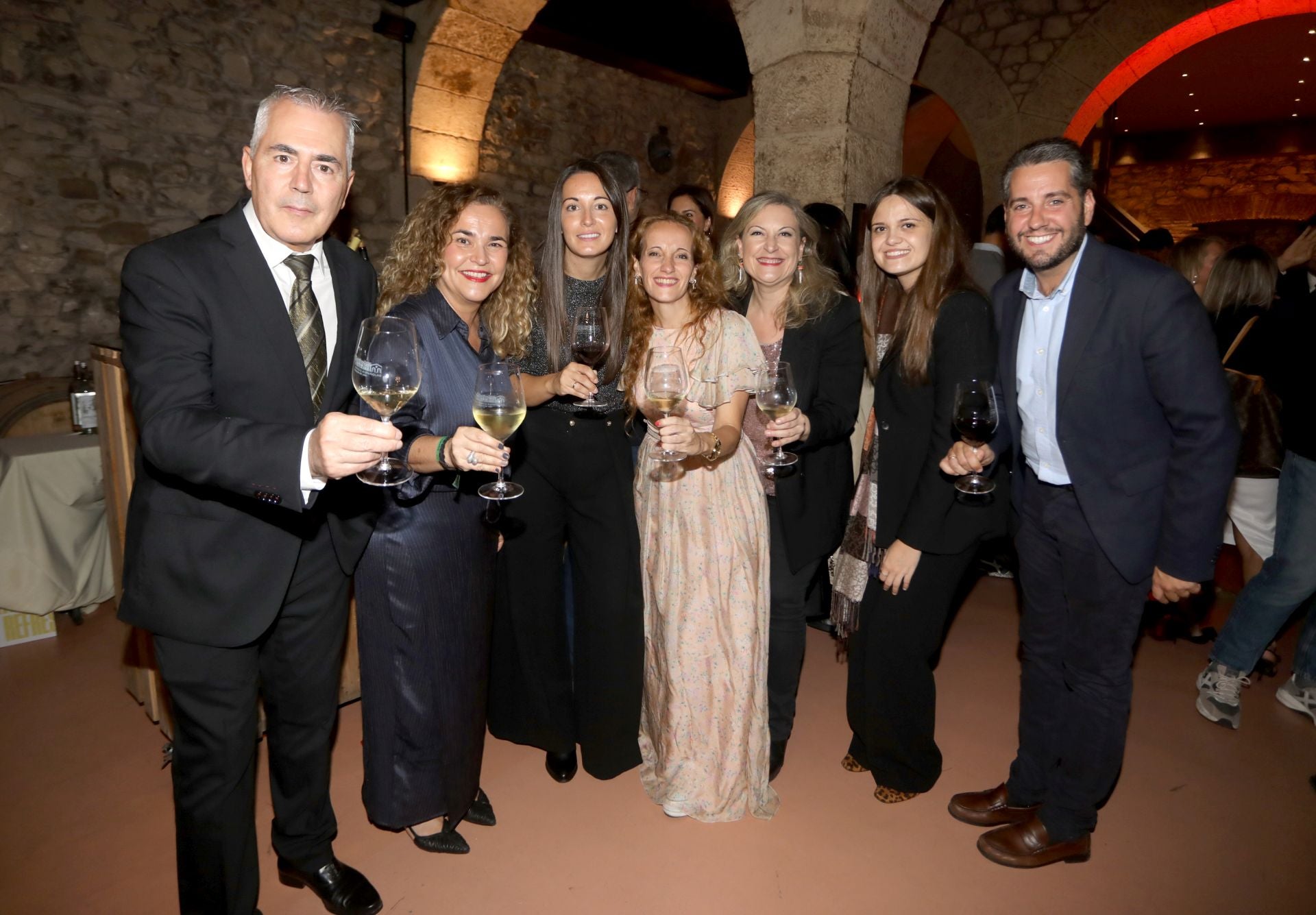 Miguel Ángel Sáez, Beatriz Arraiz, Sara Díez, Beatriz Zúñiga, Emilia Fernández, Andrea Moya y Javier García.