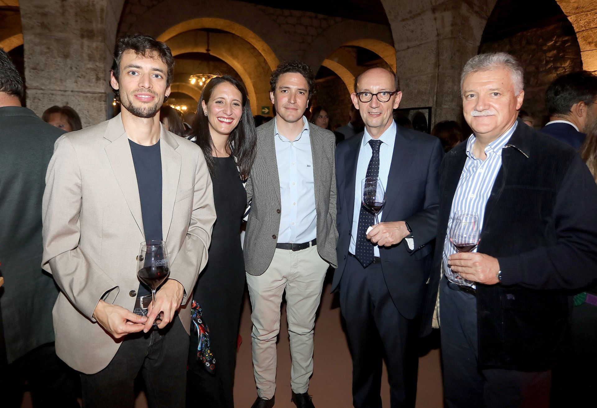 José Antonio Calzada, Ana Fuertes, Rodrigo González, Alberto Canals y Gaspar Pérez.