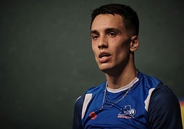 Javier Zabala, pensativo durante un partido anterior.