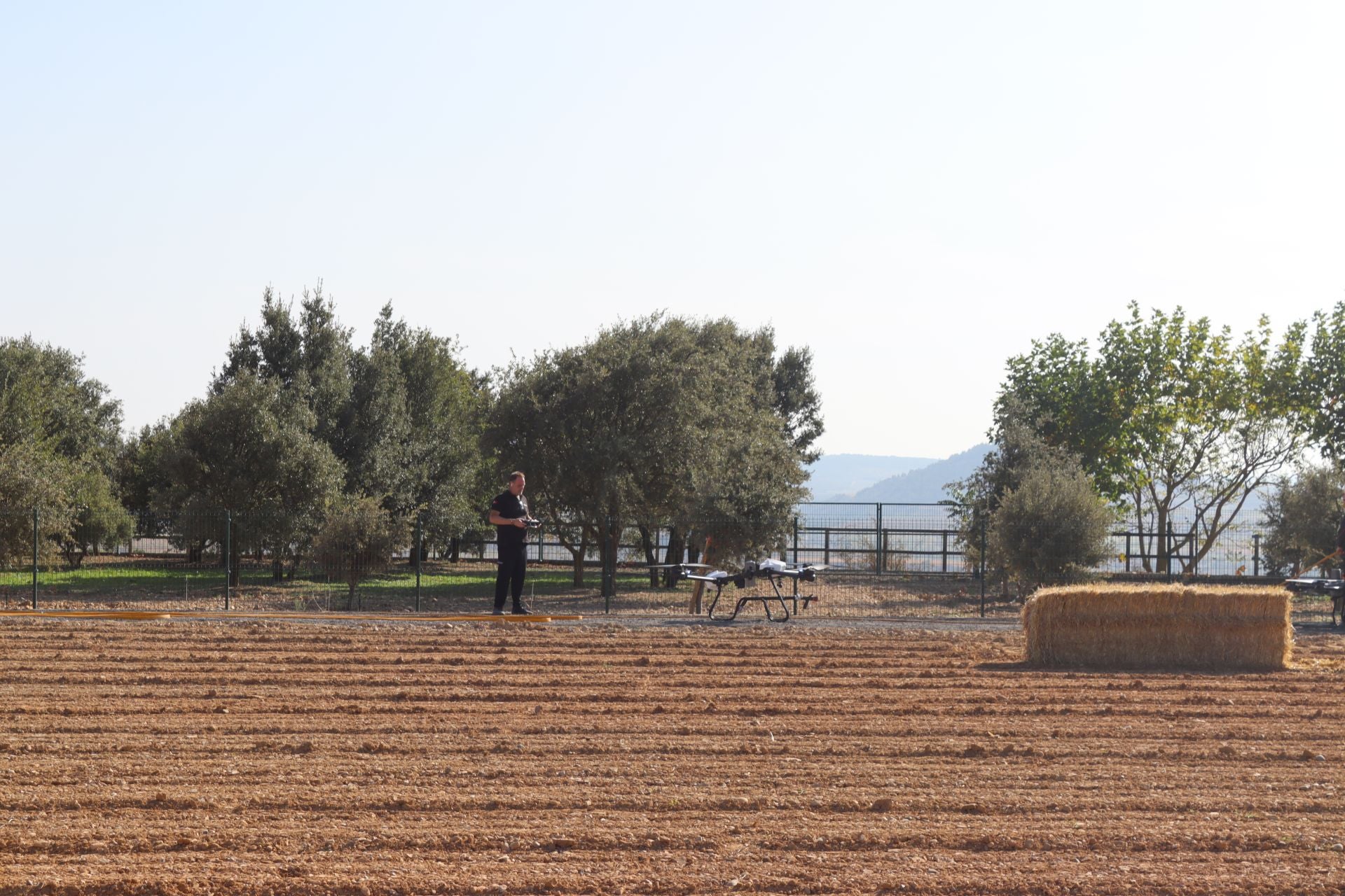 Exhibición de drones entre San Vicente y Briones