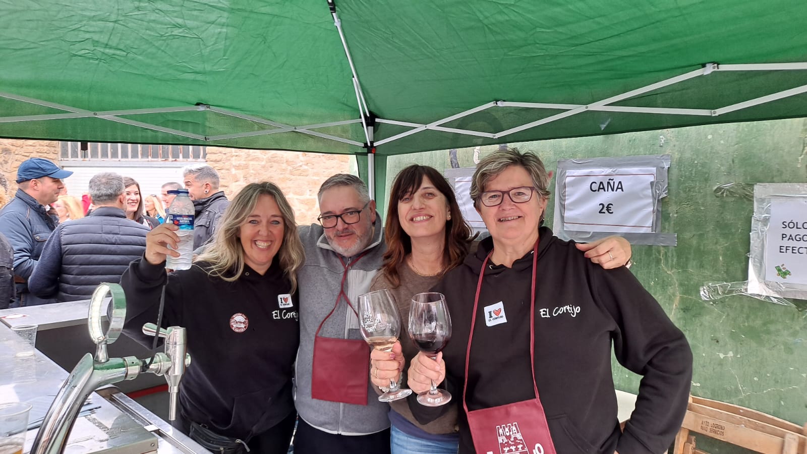 Marcha del vino y el chorizo asado de El Cortijo