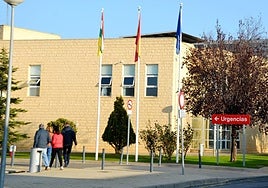 Hospital de Calahorra, donde fue trsladado en un primer momento.