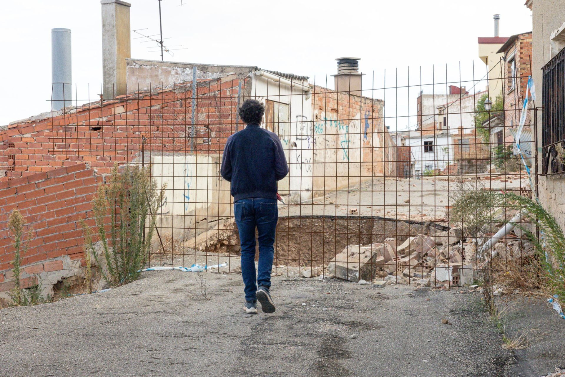 Los derrumbes del barrio de Bodegas de Villamediana