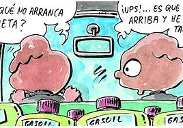 El robo de gasoil, según el Tris
