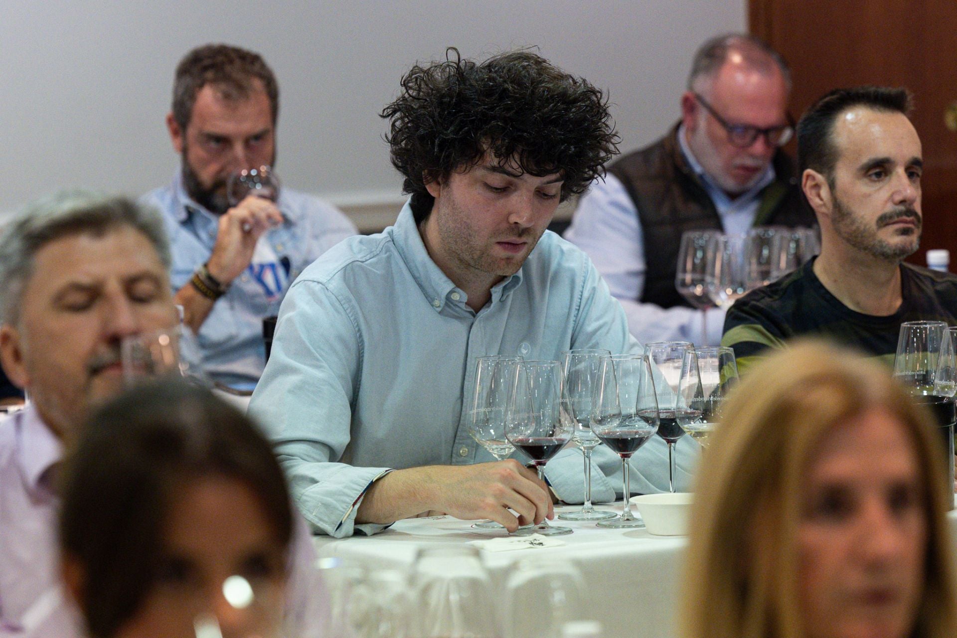 Las imágenes de la cata de Viticultores de Lapuebla