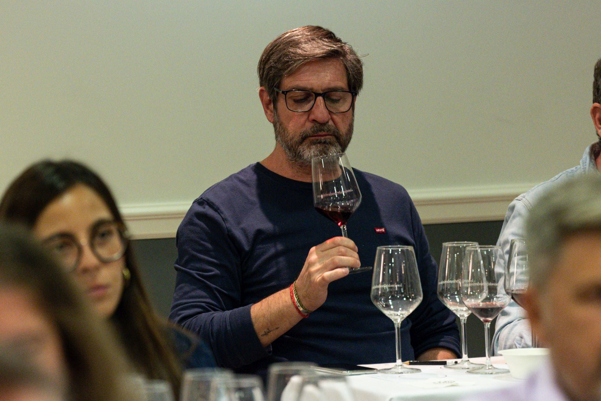 Las imágenes de la cata de Viticultores de Lapuebla