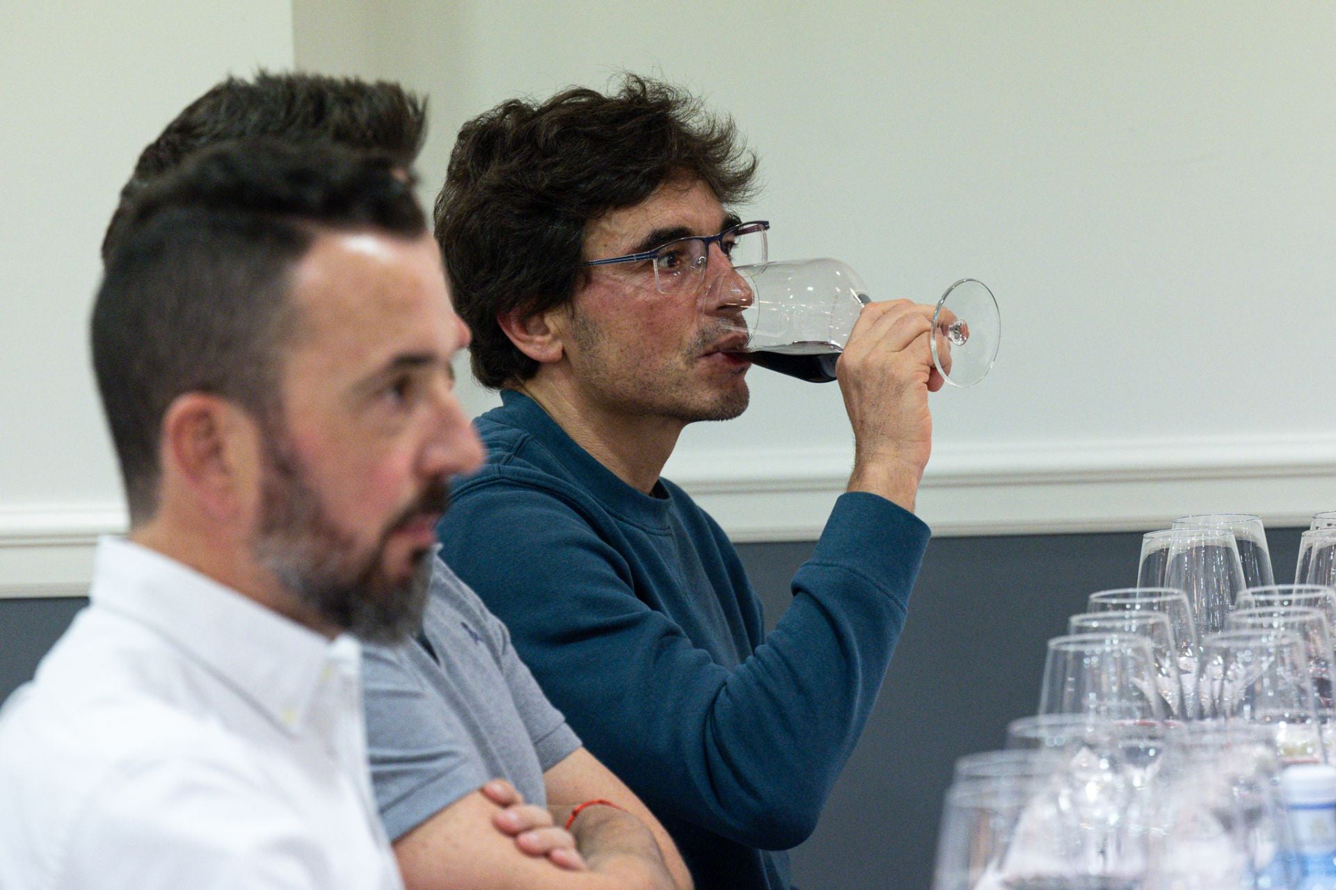 Las imágenes de la cata de Viticultores de Lapuebla