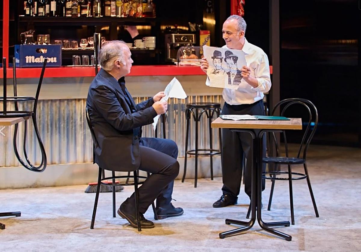 Luis Bermejo y Javier Gutiérrez, en 'Los yugoslavos'.