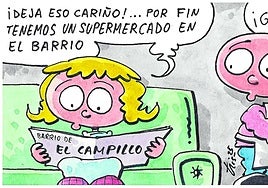El nuevo supermercado en El Campillo, según el Tris