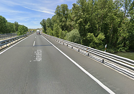 Puente de la A-68 sobre el río Najerilla.