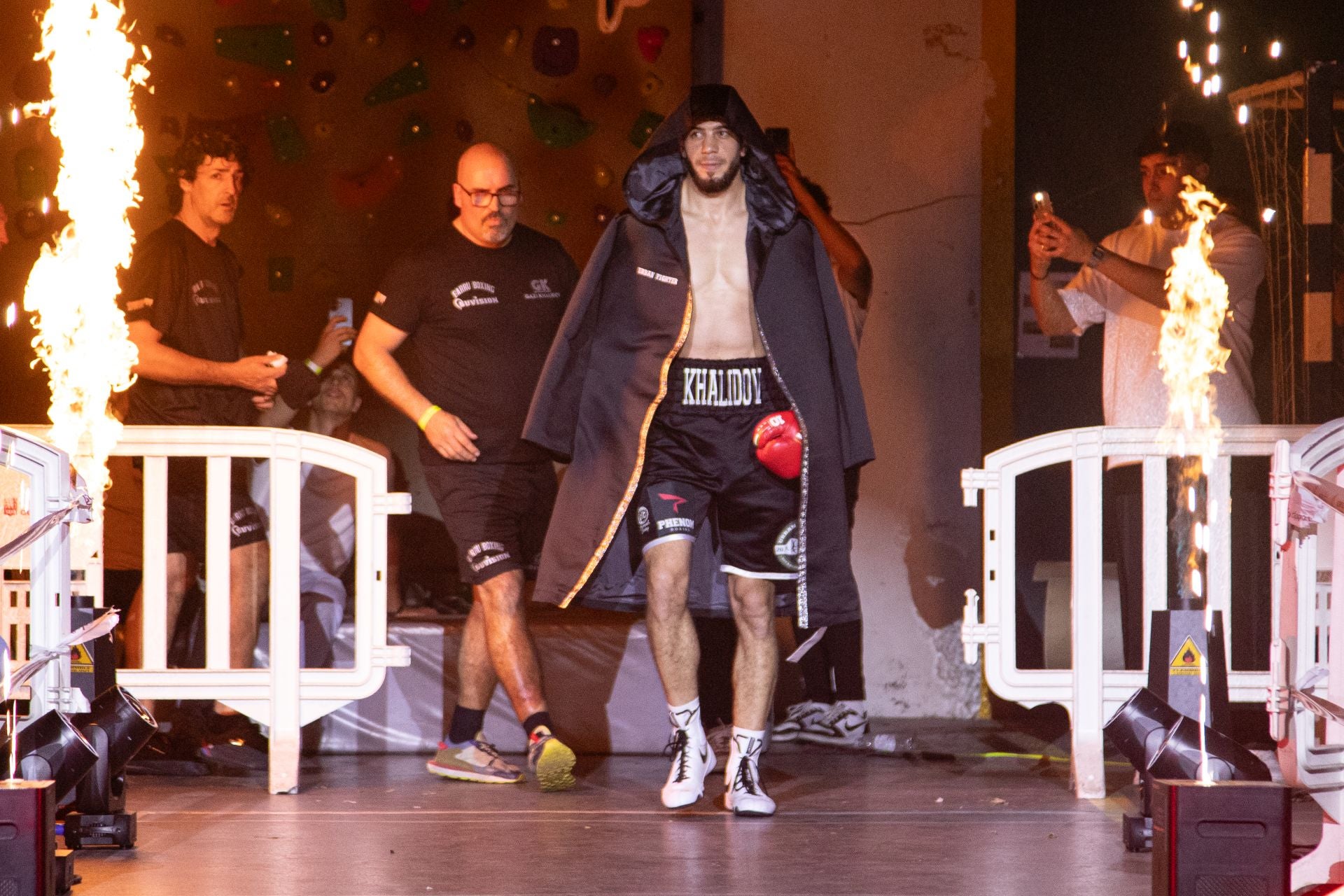 Las imágenes del combate de Gazi Kalidov