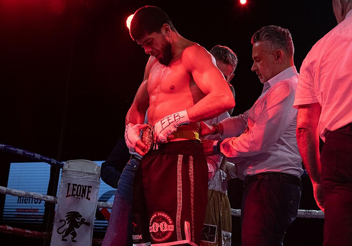 Las imágenes del combate de Gazi Kalidov