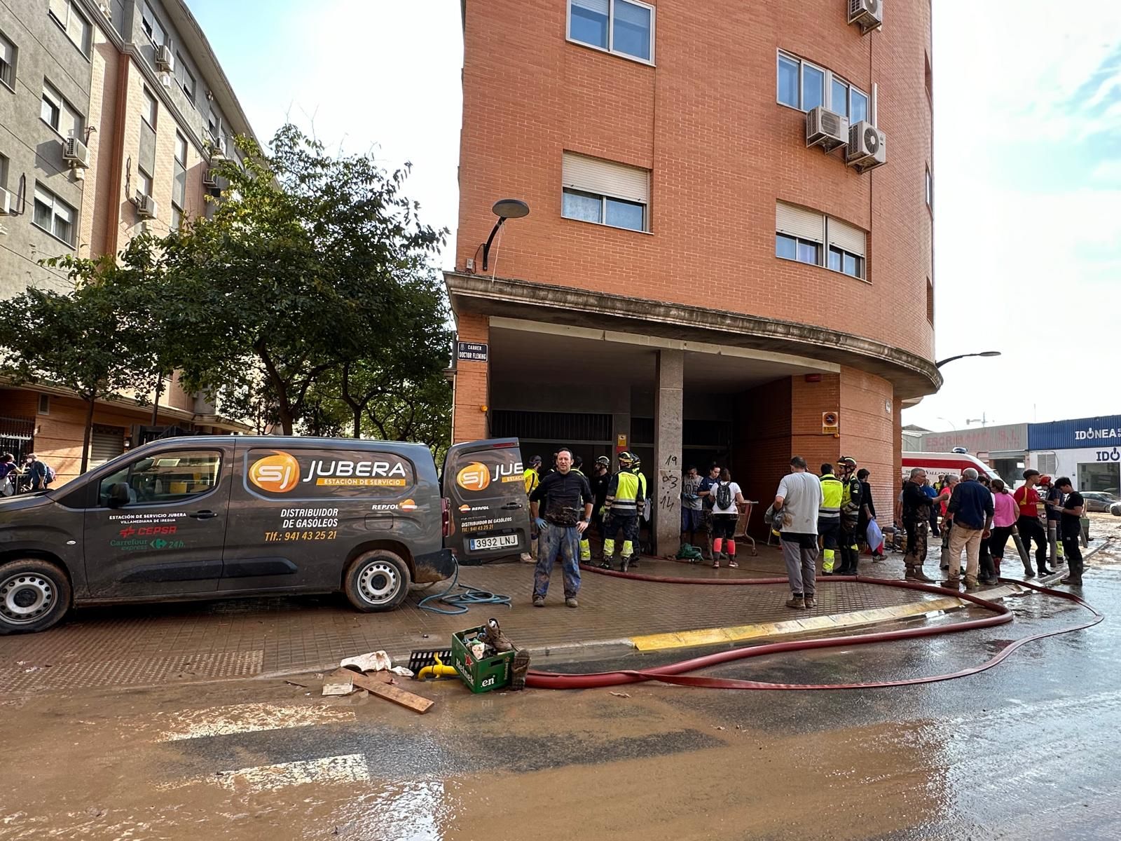 La colaboración de los riojanos en Valencia