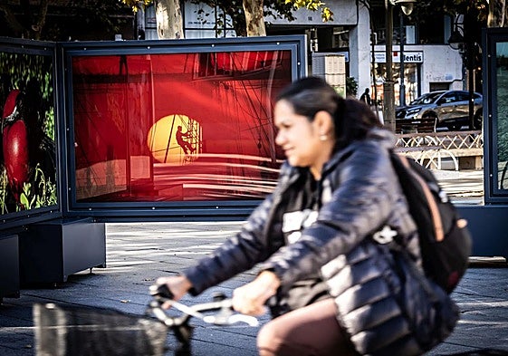 La exposición 'Colores del mundo', por las calles de Logroño