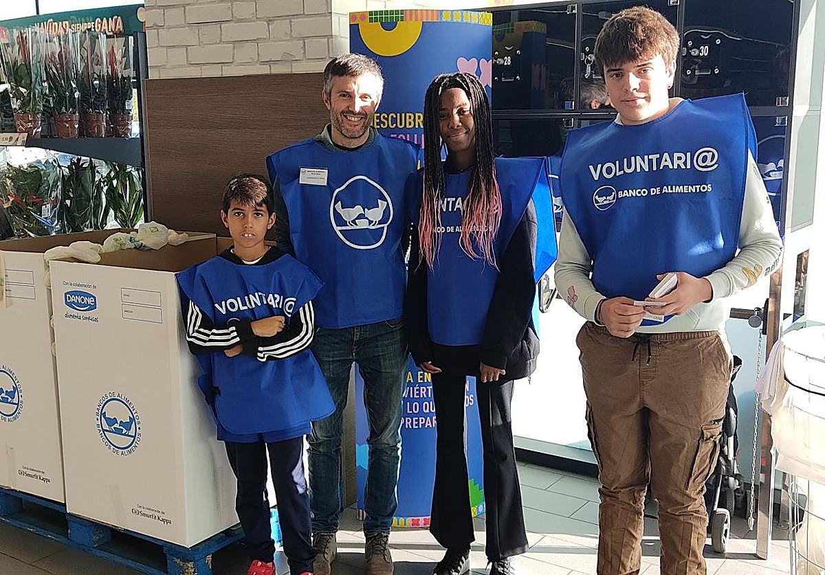 Voluntarios de una edición anterior de la Gran Recogida.