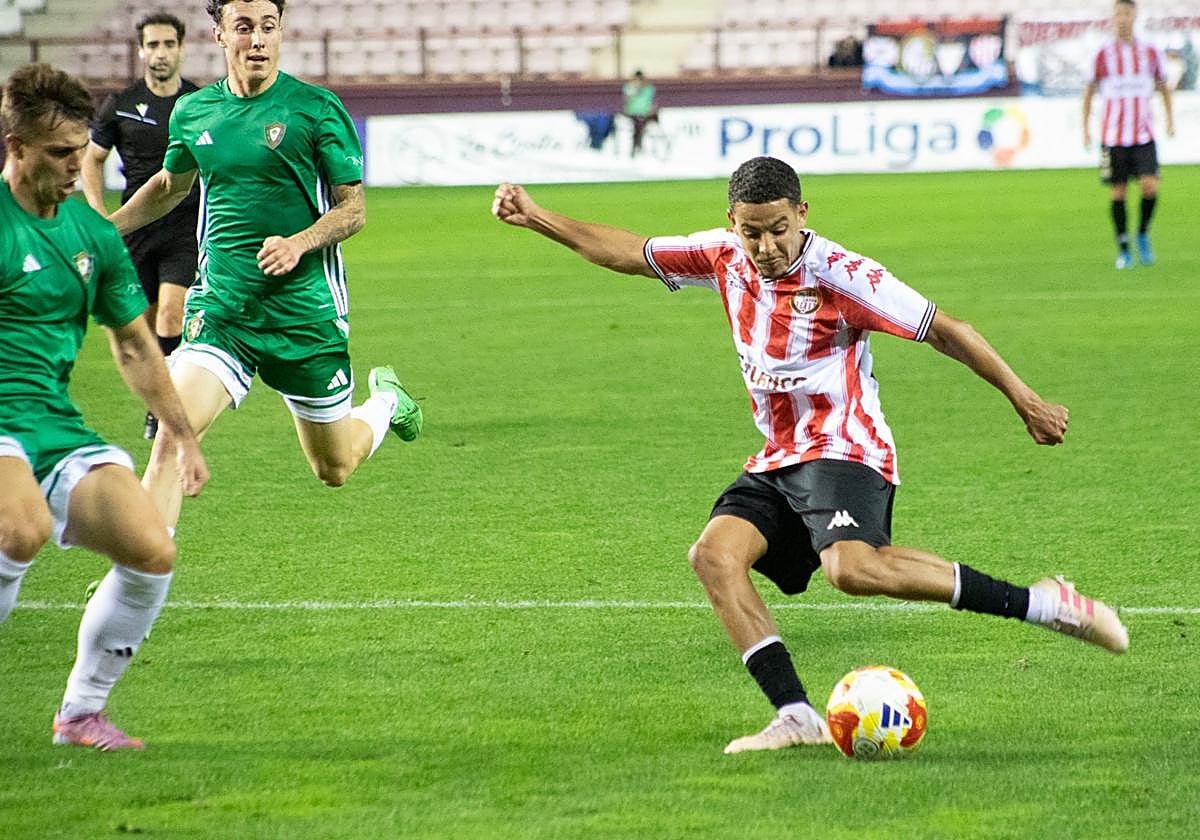 Bilal, en un partido de esta temporada de la SDL.