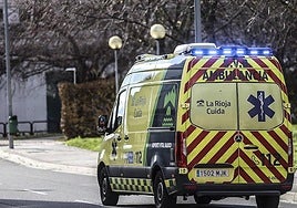 Herida al ser atropellada por una máquina barredora en Villamediana