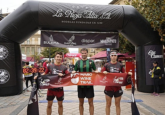 Primeros clasificados en la prueba de 26 kilómetros.