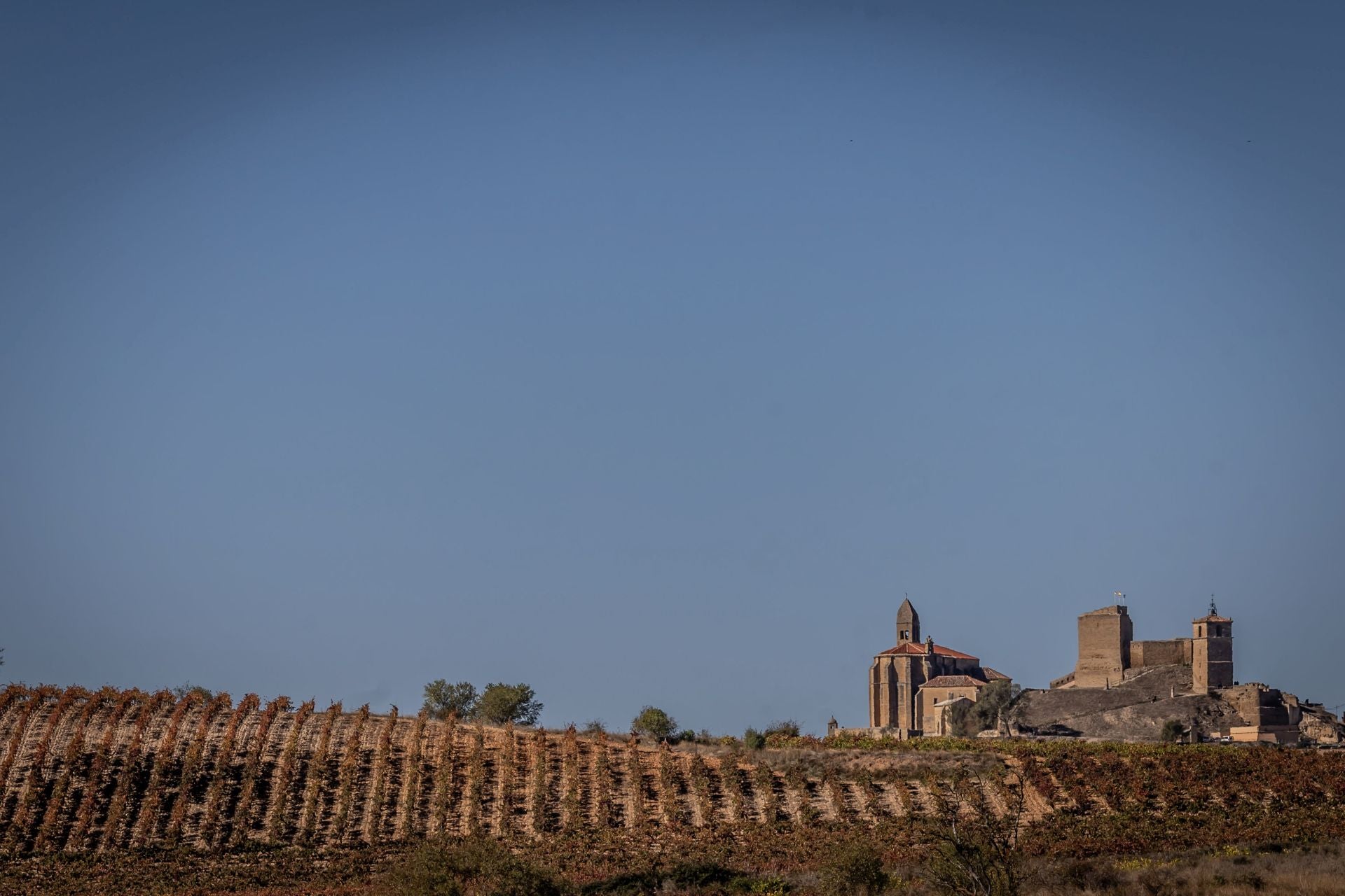 Entorno del castillo de Davalillo, en San Asensio