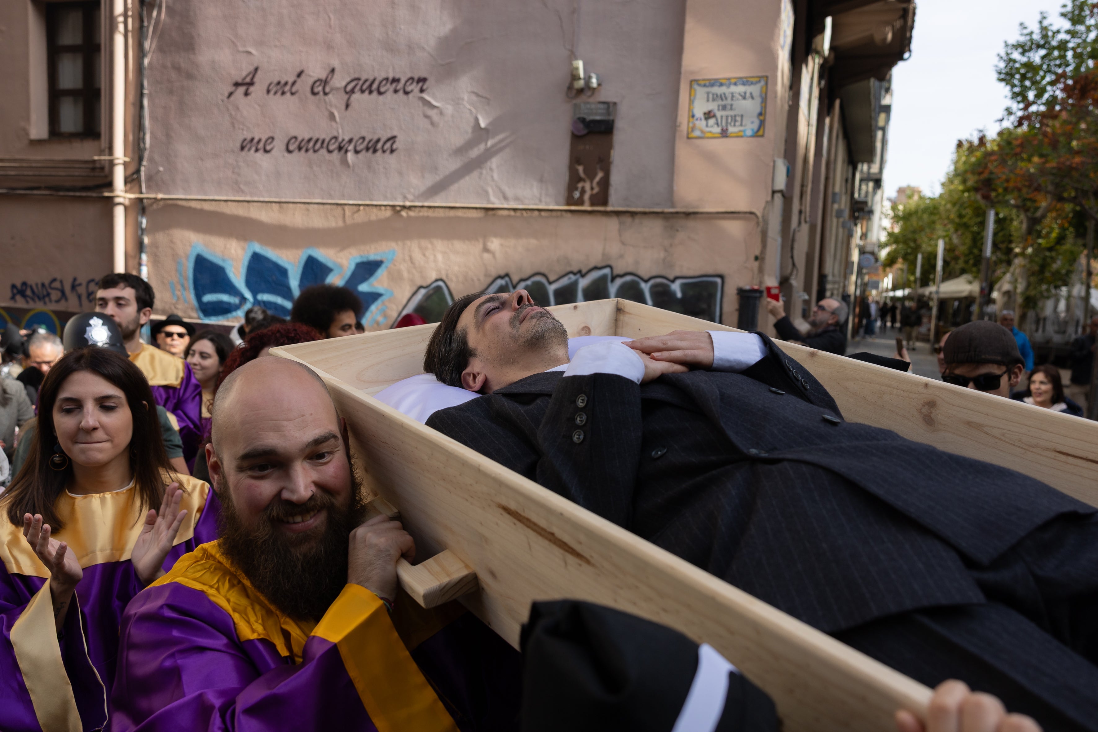 Riojazz recrea un funeral en Nueva Orleans por las calles de Logroño