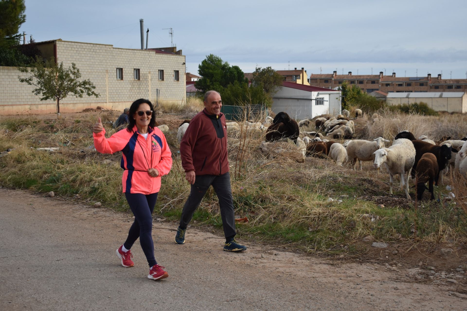 Las imágenes de la marcha contra el cáncer en Aldeanueva