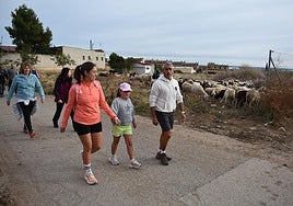 Las imágenes de la marcha contra el cáncer en Aldeanueva