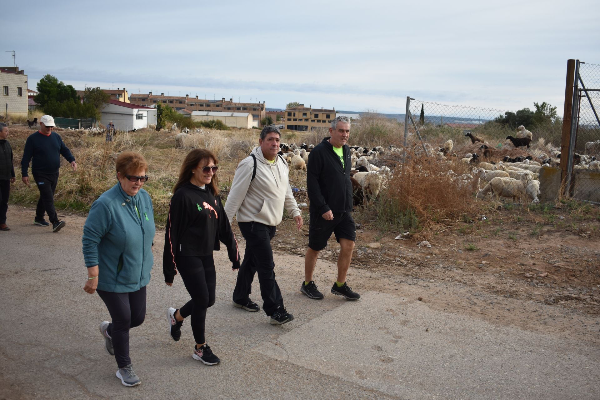 Las imágenes de la marcha contra el cáncer en Aldeanueva
