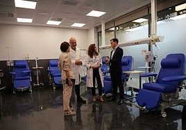 Corpus Gómez Calderón, Alfonso Martín Carnicero, María de Miguel y Juan Carlos Óliva, en el Cibir