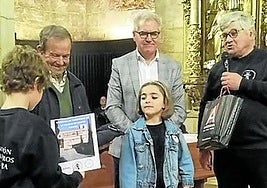 Momento del homenaje.