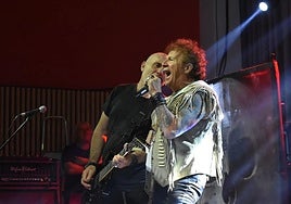 Obús en la sala Entreviñas de Aldeanueva en abril de este año.