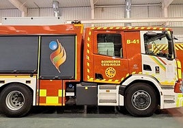 La Rioja incorpora un nuevo camión de bomberos de última generación para el parque de Calahorra