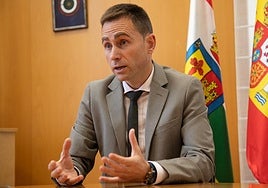 El consejero Daniel Osés, durante la entrevista con Diario LA RIOJA.