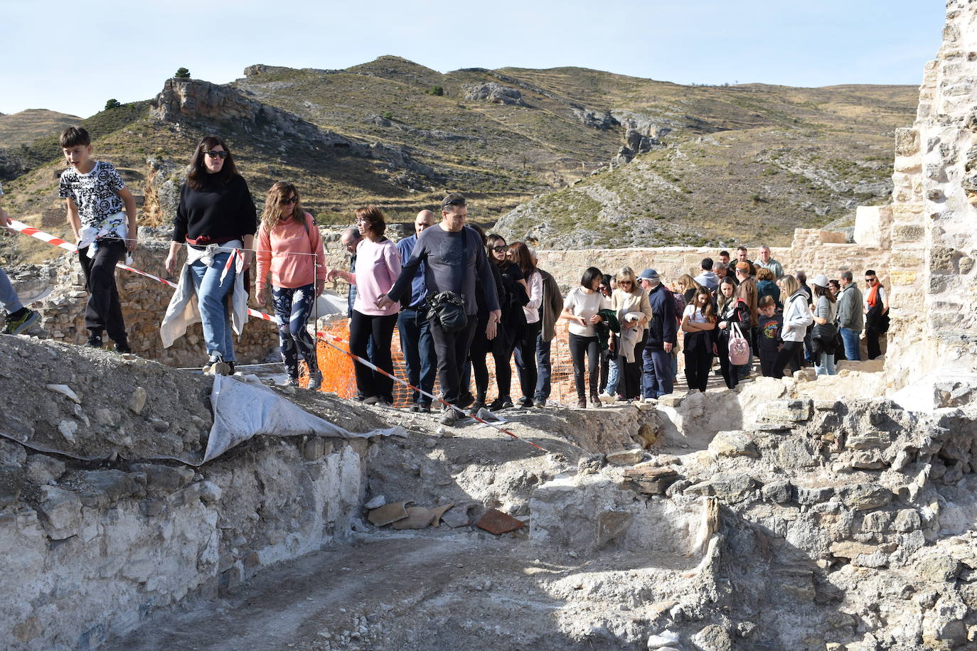 Las imágenes de la Jornada de Difusión del castillo de Cervera