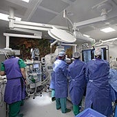 Intervención quirúrgica en el Hospital San Pedro.