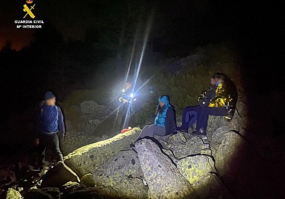 Rescatadas cuatro personas desorientadas mientras hacían senderismo en Lomos de Orios