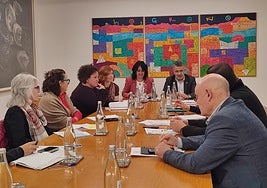 Reunión de la Mesa por la Inclusión Social.