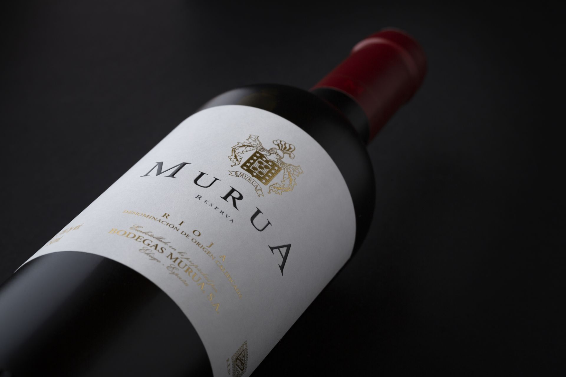Etiqueta del vino de Murua