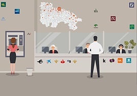 La Rioja se queda con solo 200 oficinas bancarias tras perder 300 desde 2008