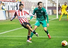 Bilal, en un momento del partido del pasado fin de semana contra el Náxara.