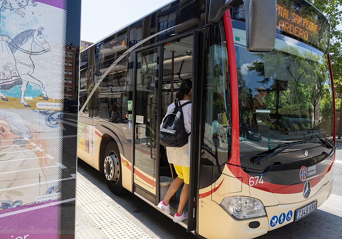 Cambios en la línea 1 de autobús urbano de Logroño este viernes