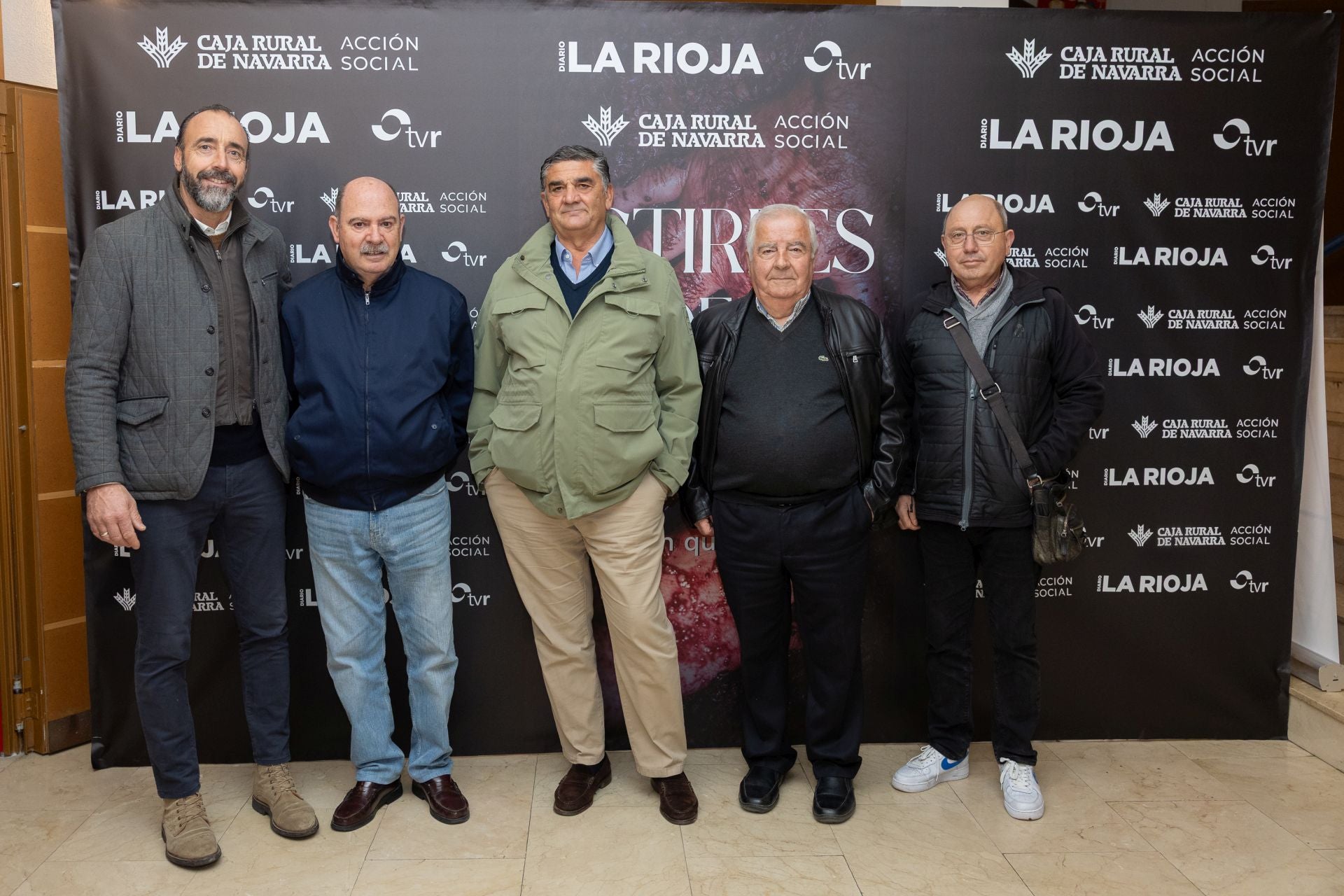 No quisieron perderse el acto Esteban Ponce de León, Fidel Uribe, Juan Manuel Loma, José Ramón Martín Vázquez y José Ángel Gómez.