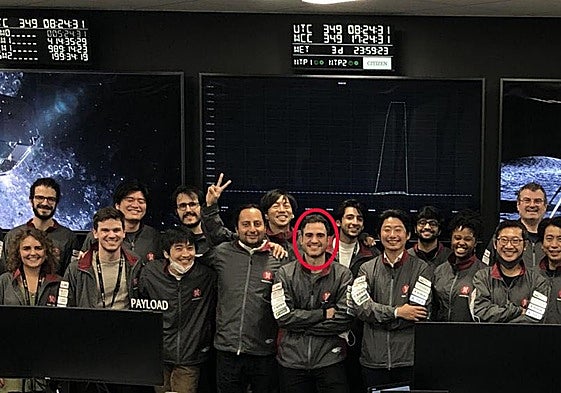 Equipo de ispace | El alfareño forma parte de una empresa puntera en la carrera lunar.