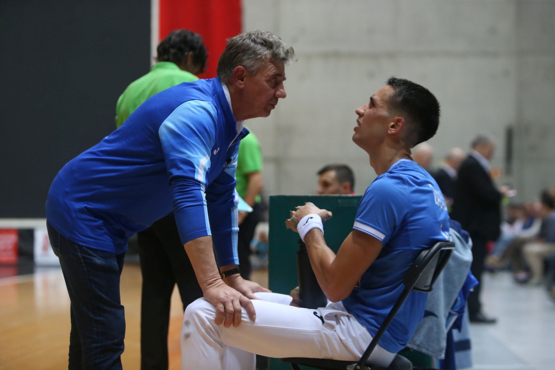 El ambiente durante la final del Cuatro y medio