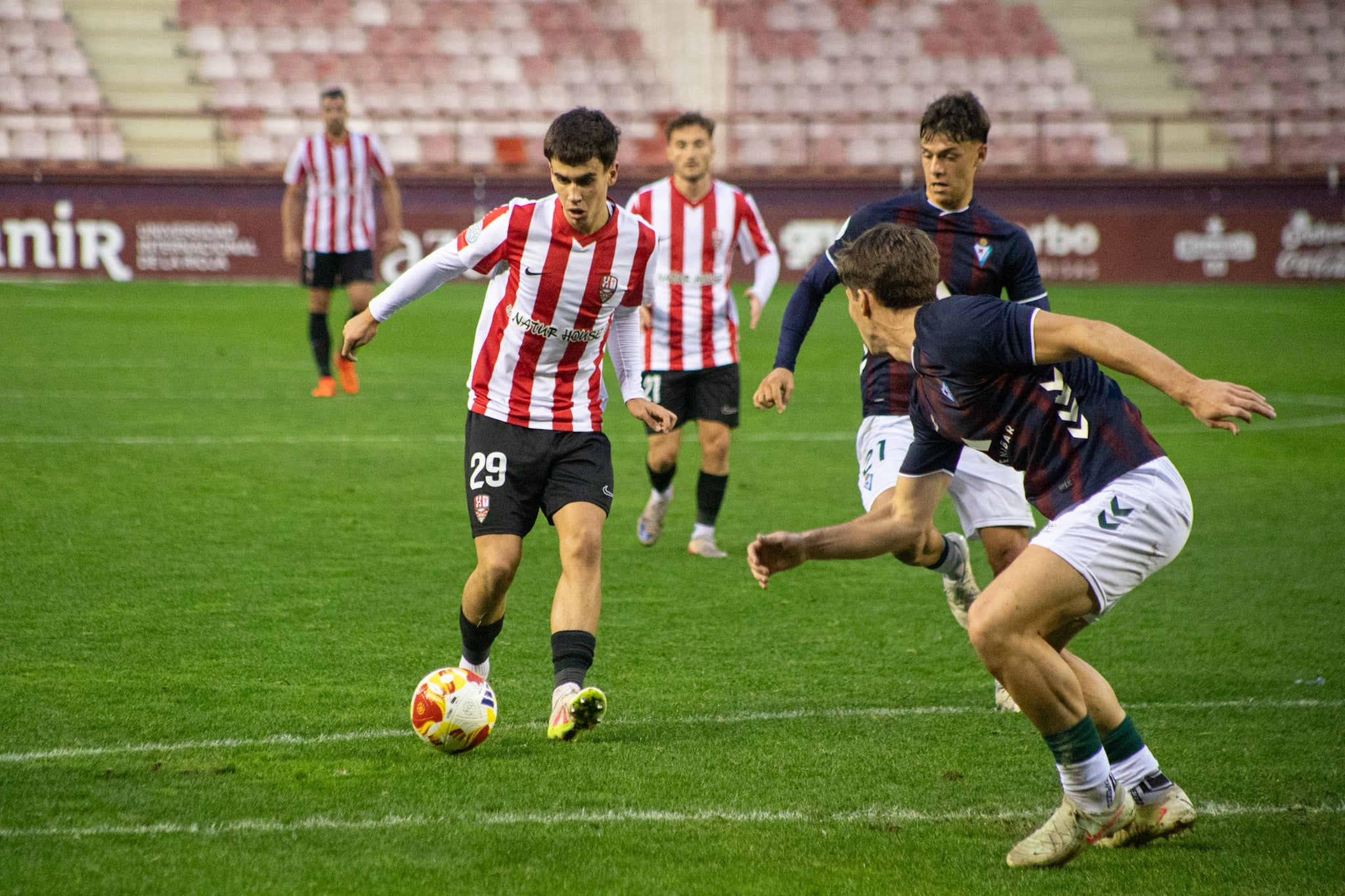 El partido de la UDL con el Eibar B
