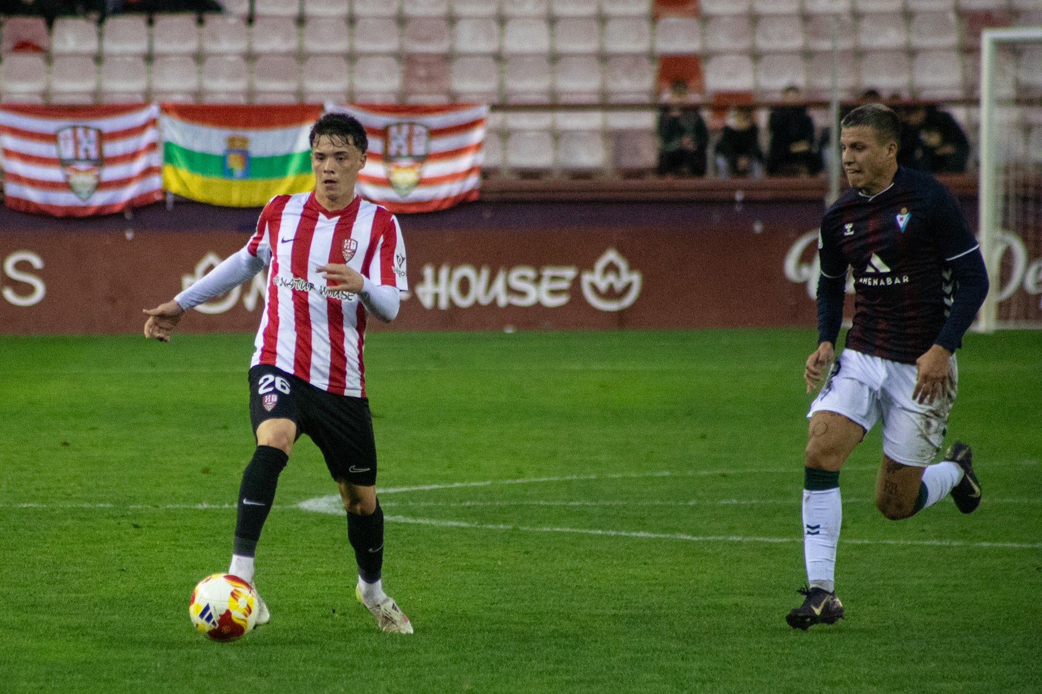El partido de la UDL con el Eibar B