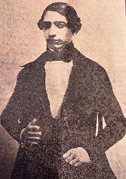 Imagen - Daguerrotipo de Práxedes Mateo-Sagasta (hacia 1844-45), recuperado a partir de una imagen reproducida en el periódico LA RIOJA en 1925.