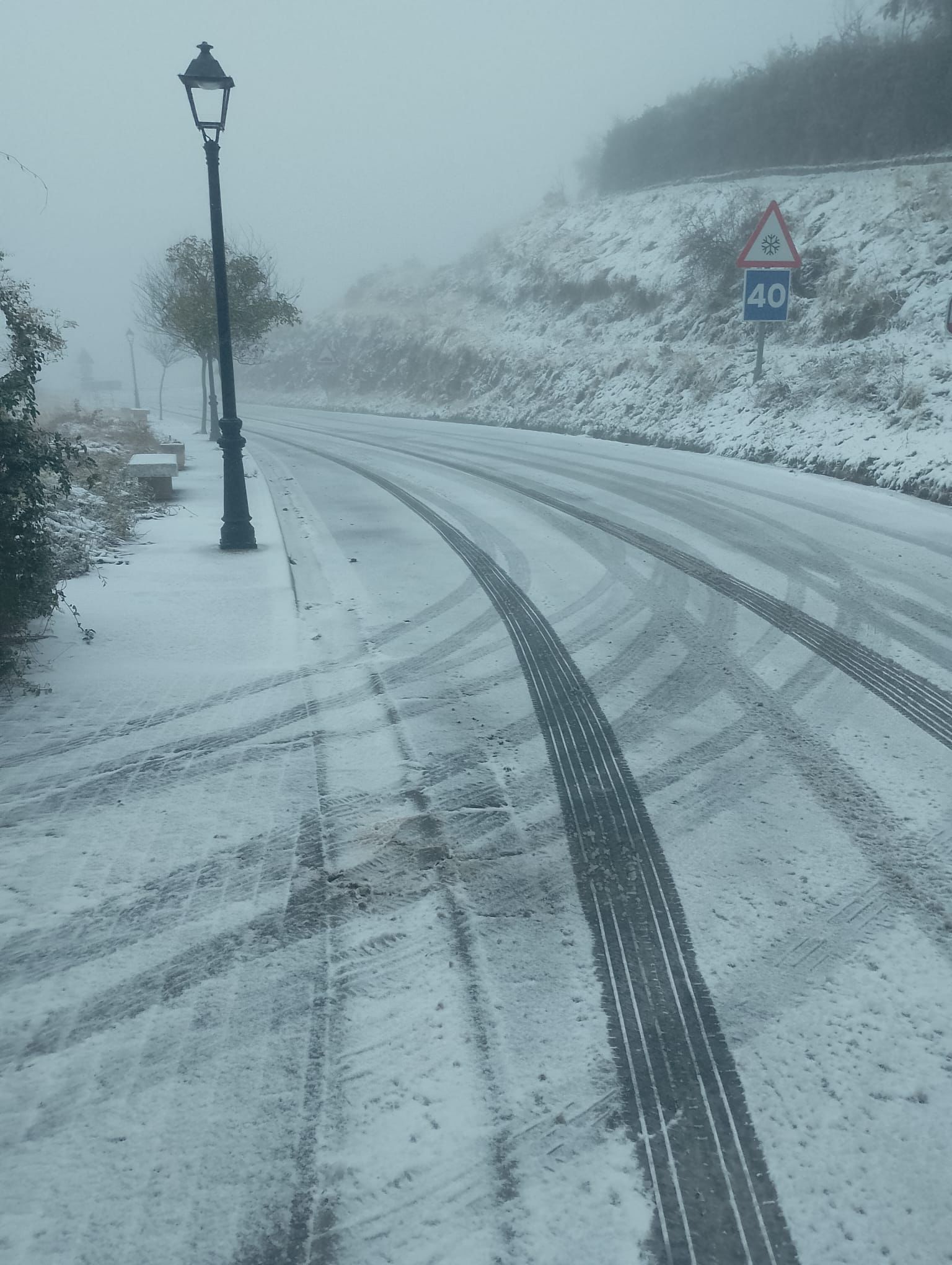 Nieve en Clavijo.