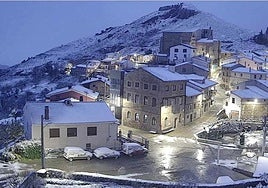Nieve en La Villa de Ocón.